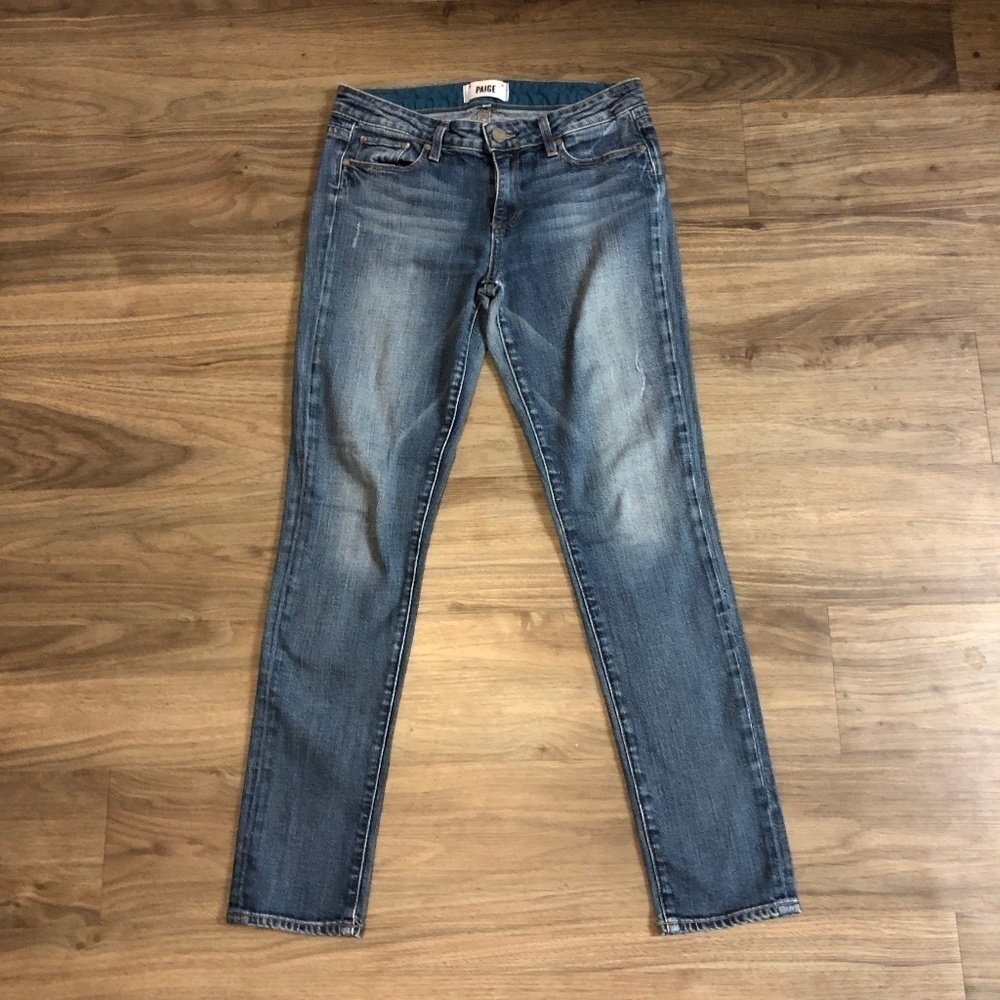 Paige Jeans Women's 28 Skyline Ankle Peg Skinny Designer Denim